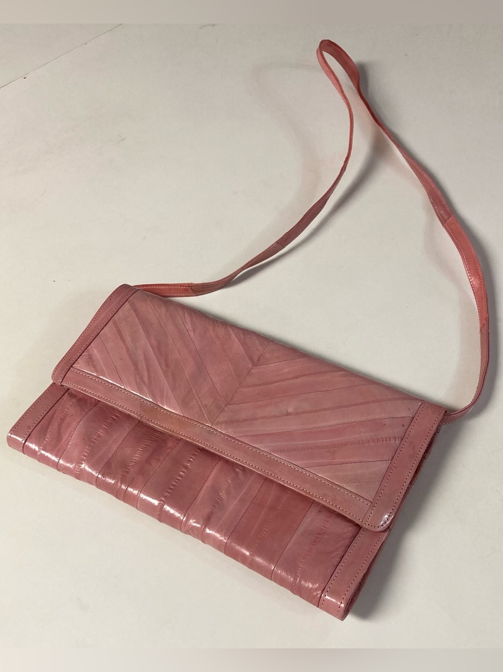 Pink Eel Purse
